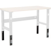 Global Industrial Adjustable Height, Leg Extender Kit, Adjusts 37-40", Black, 2 Per Pack
