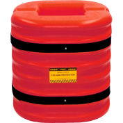 Protecteur de colonne Eagle, ouverture de colonne de 6 po, 24 po H, rouge, 1724-6-RED