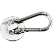 Global Industrial Neodymium Magnetic Carabiner Hook, 45 Lbs. Pull, 6/Pack
