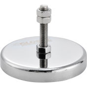 Global Industrial™ Ceramic Mount-It Magnet w/ Attached Screw & Nuts, 35 Lbs. Pull, 6/Pack