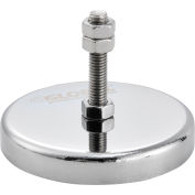 Global Industrial Ceramic Mount-It Magnet w/ Attached Screw & Nuts, 35 Lbs. Pull, 6/Pack