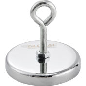 Global Industrial™ Ceramic Hang-It Magnet w/ Attached Eyebolt, 35 Lbs. Pull, 6/Pack