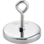 Global Industrial Ceramic Hang-It Magnet w/ Attached Eyebolt, 35 Lbs. Pull, 6/Pack
