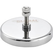 Global Industrial™ Ceramic Mount-It Magnet w/ Attached Screw & Nuts, 65 Lbs. Pull, 6/Pack