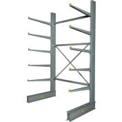 Global Industrial Single Sided Heavy Duty Cantilever Rack Starter, 2" Lip, 72"Wx50"Dx120"H