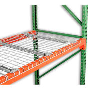 Global Industrial™ Platelage de fil de canal évasé, 48"D x 58"W, capacité de 2900 Lb