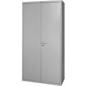 Armoire de rangement industrielle™ robuste Global, calibre 16, 36 po L x 18 po P x 72 po H, gris