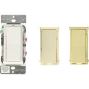 Leviton DS710-10Z Decora Rocker Slide Dimmer, Use w/ LED/Mark 7 Dim Fixtures, 0-10V, WH-IV-LT Almond