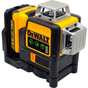 Laser DeWALT DW089LG 12-Volt 3 x 360 degrés Lithium-Ion Green Beam Line Laser