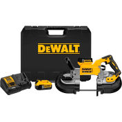 DeWALT DCS374P2 20V MAX XR Li-Ion Brushless Deep Cut Band Saw Kit 2 Batteries 5.0Ah Charger Case