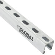 Global Industrial™ 8' Slotted Strut Channel QTY 4, 1-5/8x7/8, 12 GA, Pre-Galvanized Zinc Plated - Pkg Qty 4