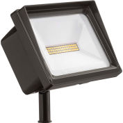 Lithonia QTE LED P2 40K 120 THK DDB LED Flood, 40W, 120V, 4000 Lumens, 4000K, Knuckle, Dark Bronze