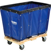 Global Industrial™ KD, 8 Bushel, Blue Vinyl Basket Bulk Truck