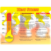 Affiche de sécurité Accuform SP124477, HEAT STRESS, 17"H x 22"W , Poster Paper