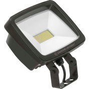 Lithonia TFX1 LED 40K MVOLT YK DDBXD M6 LED Flood, 54W, 7200 Lum, 4000K, Bronze, DLC, Yoke Mount
