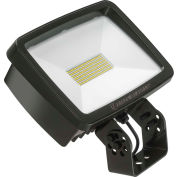 Lithonia TFX2 LED 40K MVOLT YK DDBXD LED Flood, 94W, 12700 Lum, 4000K, Bronze, DLC, Yoke Mount