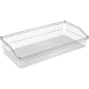 Nexel® Wire Shelf Basket 48"W x 24"D