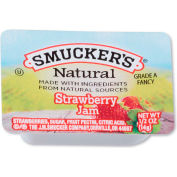 Smucker’s® Natural Jam, 0,5 oz Conteneur, Fraise, 200/Carton