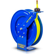 Coxreels SH-N-450-HV 1/2" x 50' 300PSI Hi-Vis Heavy Duty Spring Retractable Low Pressure Hose Reel