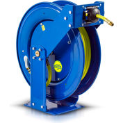 EZ-COIL® SAFETY SERIES HEAVY DUTY HOSE REELS, Reel without hose (use w/Low Pressure  hose), I.D.: 3/8, Length: 50', P.S.I.: 300, Max Temp. (°F): 150, Size W x  H x L: 17-1/4 x