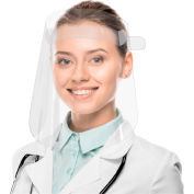 TrippNT Disposable Full Face Shield, No Foam, 9" x 7" Window, 50/Case