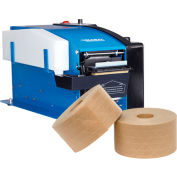Global Industrial Electronic Tape Dispenser for 1/2" - 3" Kraft Tape with FREE Case of Tape