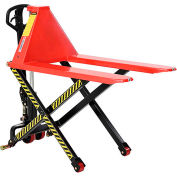 Global Industrial™ Manual High-Lift Skid Jack Truck, 3300 lb. Capacité, fourches 21 » L x 44 »