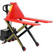 Global Industrial™ Battery High Lift Skid Truck, 3300 Lb. Capacity, 21" x 44" Forks