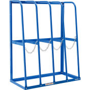 Global Industrial Vertical Bar Storage Rack, 4 Bays, 48"Wx24"Dx60"H, 6000 Lb. Cap. - Assembled