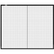 Global Industrial™ panneau de protection de fil de machine de 6' W Noir