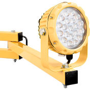 Global Industrial™ LED Dock Light w / 40 « L Arm, 40W, 4900 Lumens, 5000K, Interrupteur Marche / Arrêt