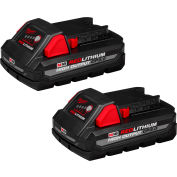 Milwaukee® 48-11-1837 M18® REDLITHIUM® High Output 3.0Ah Battery (2 Pack)