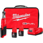 Milwaukee M12 FUEL™ Cordless 1/4" High Speed Ratchet Kit