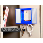 LockerMate Magnetic Locker Mirror Kit, Blue