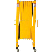 Global Industrial™ Portable Folding Safety Barrier with Casters