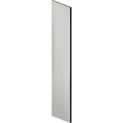 Salsbury Side Panel 33306 - for 21"D Designer Wood Locker with Sloping Hood Gray