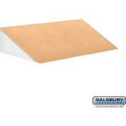 Salsbury Sloping Hood 33354 - for 21"D Designer Wood Locker 36"W Maple