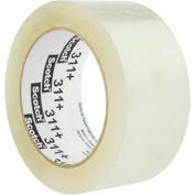 3M Scotch® 311+ Carton Sealing Tape 2" x 110 Yds. 2.05 Mil Clear - Pkg Qty 36