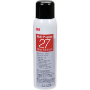3M™ Multi-Purpose 27 Spray Adhesive, 20 Fl Oz Can, Net Weight 13.05 Oz, 62490649209 - Pkg Qty 12