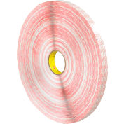 3M 476XL Double Coated Extended Liner Tape 1" x 360 Yds. 6 Mil Translucent - Pkg Qty 6