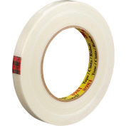 3M™ Scotch® 8981 Filament Tape 1/2" x 60 Yds. 6,6 Mil Clair, qté par paquet : 72