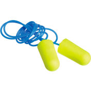 3M™ E-A-R doux métalliques détectables bouchons d’oreilles, à cordon, sac en polyéthylène 200 paires