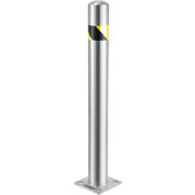 Global Industrial™ Stainless Steel Safety Bollard, 4.5'' x 42''H