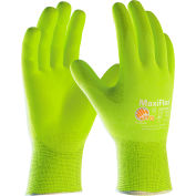 PIP® 34-874FY/M MaxiFlex® Ultimate™ Hi-Vis Nylon/Lycra gant Nitrile enduits Medium