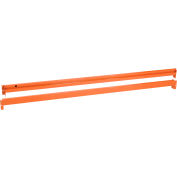 Interlake Mecalux Pallet Rack Tear Drop faisceau paire 120" L - 5575 Lbs Cap/Pr (2 pces)