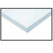 Global Industrial Workbench Top, Plastic Laminate Safety Edge, 48"W x 30"D x 1-5/8" Thick