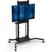 MooreCo™ iTeach Spider Flat Panel Cart - Réglable en hauteur manuel