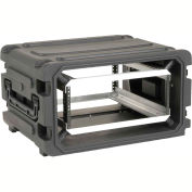 SKB cas 20" profond 6U Roto antivibratoire roulant Rack 3SKB-R06U20W cadenas Slots, résistant à l’eau