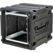 SKB cas 20" profond 12U Roto antivibratoire roulant Rack 3SKB-R12U20W noir, résistant à l’eau