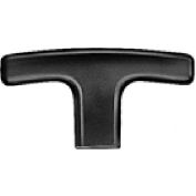 J.W. Winco 563-40-1/4X20 Technopolymer T-Handle Tapped mm Diameter 40mm Length 1/4-20
